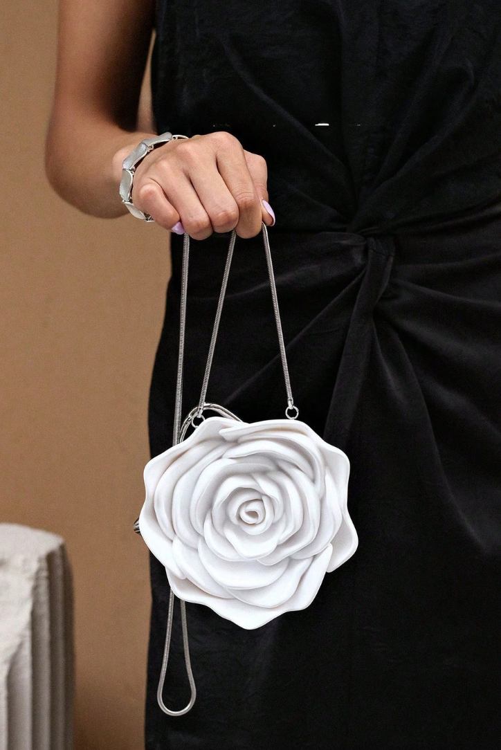 Nadia | Sac à main en bandoulière floral rose