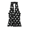 Paige | Haut Halter à Pois Profond V pour Femmes