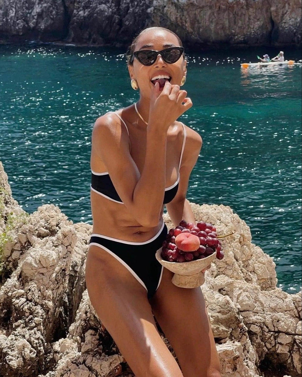 Penny | Ensemble de bikini femme à doublure contrastante