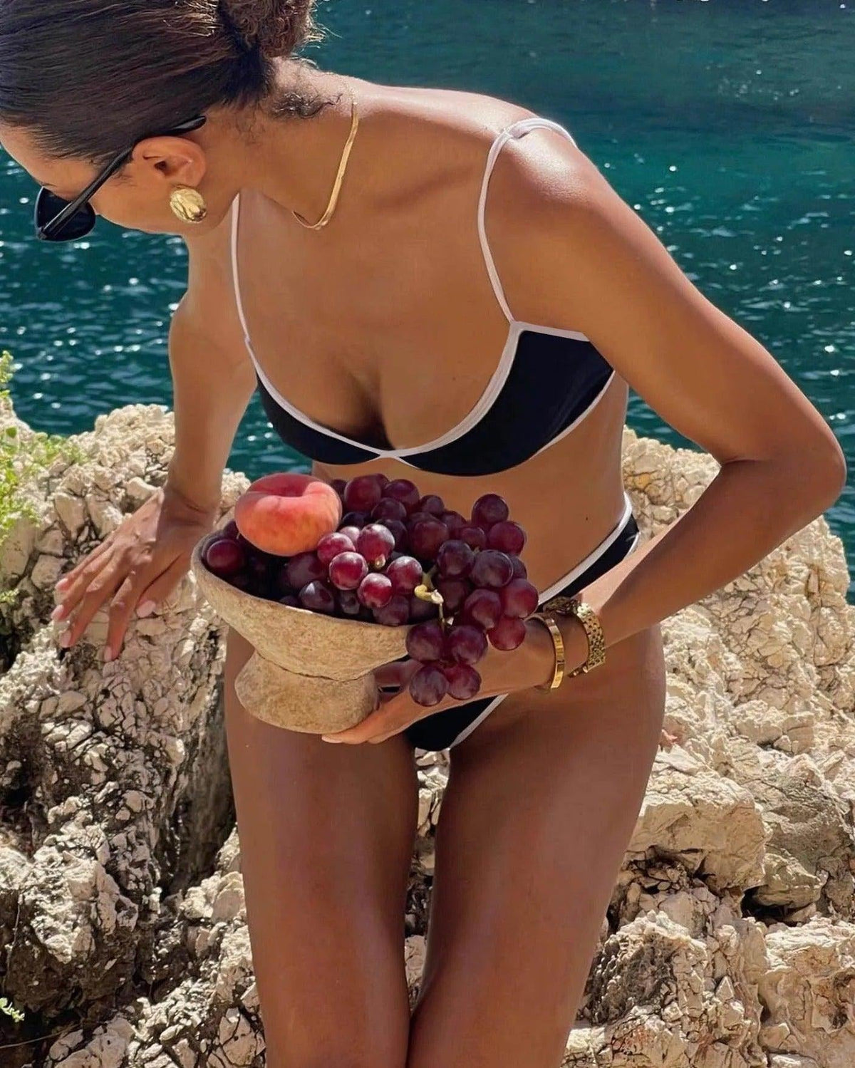 Penny | Ensemble de bikini femme à doublure contrastante