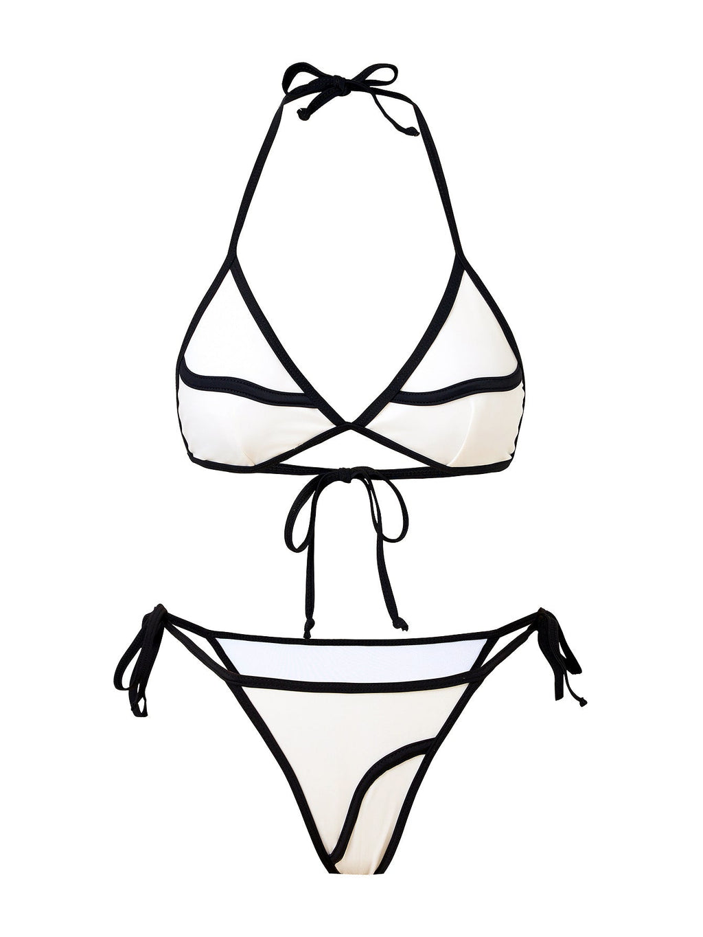 Raelyn | Couverture de bikini trois pièces pour femmes avec contraste