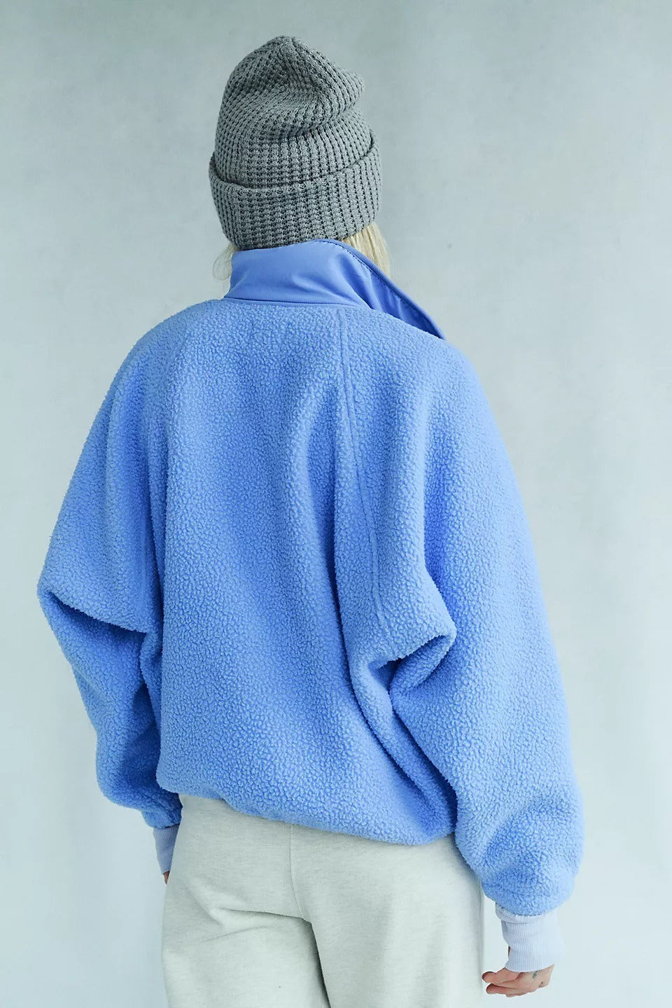 Regine | Veste Teddy en Fleece Sherpa pour Femmes avec Boutons