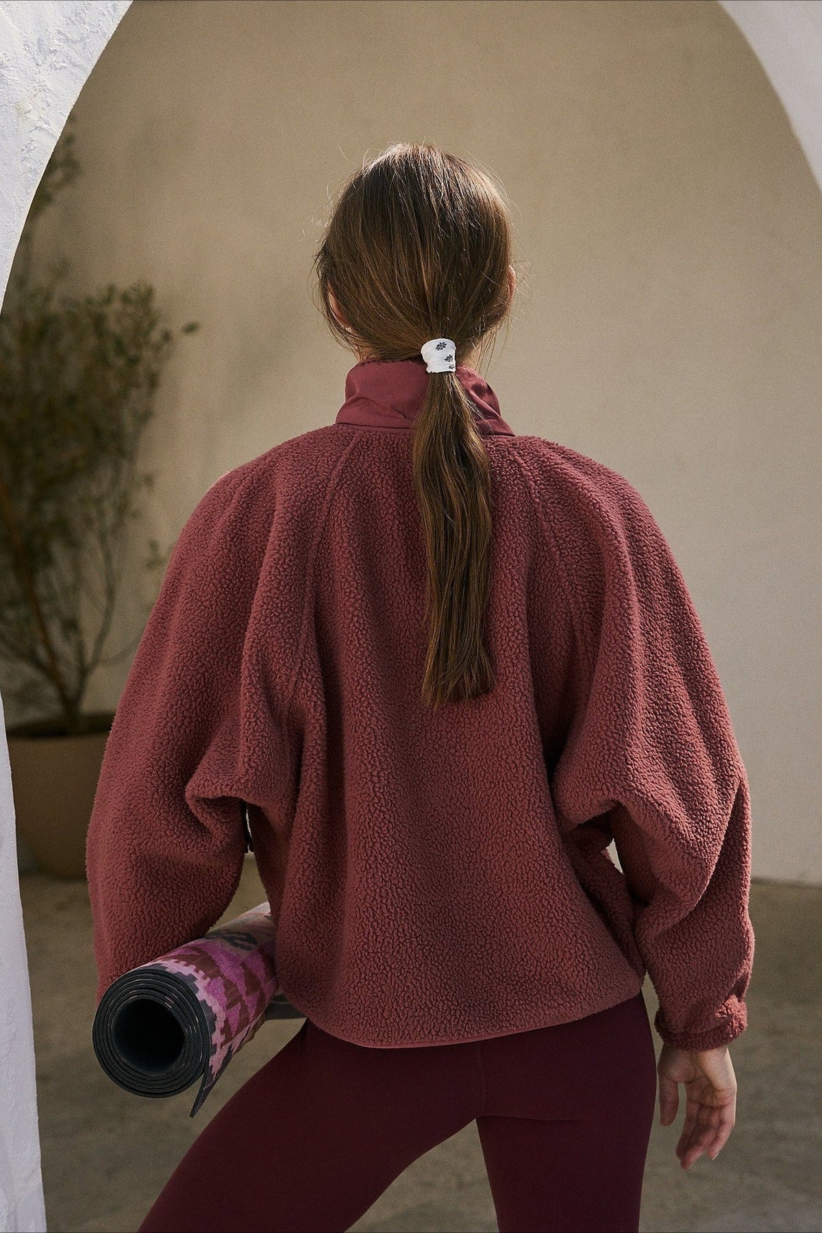 Regine | Veste Teddy en Fleece Sherpa pour Femmes avec Boutons