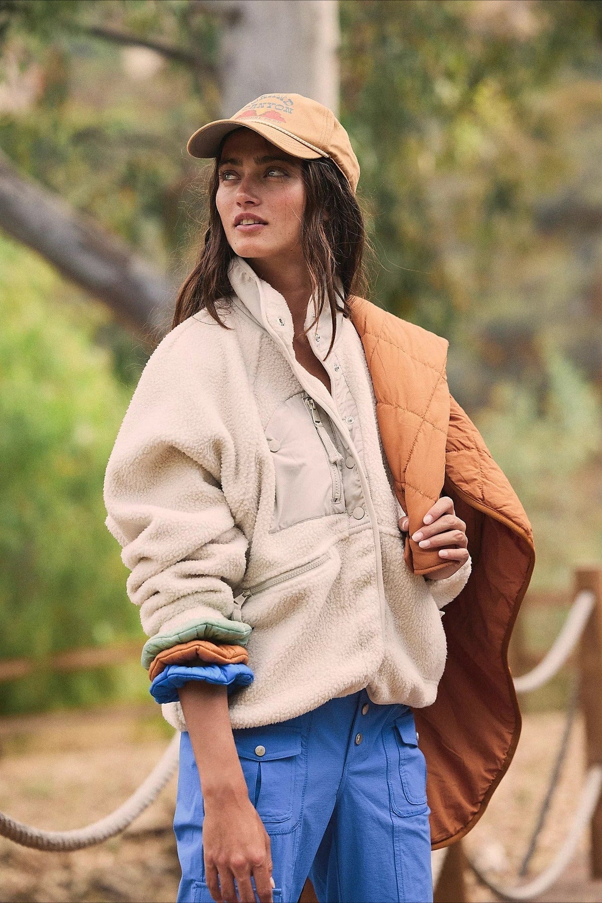 Regine | Veste Teddy en Fleece Sherpa pour Femmes avec Boutons