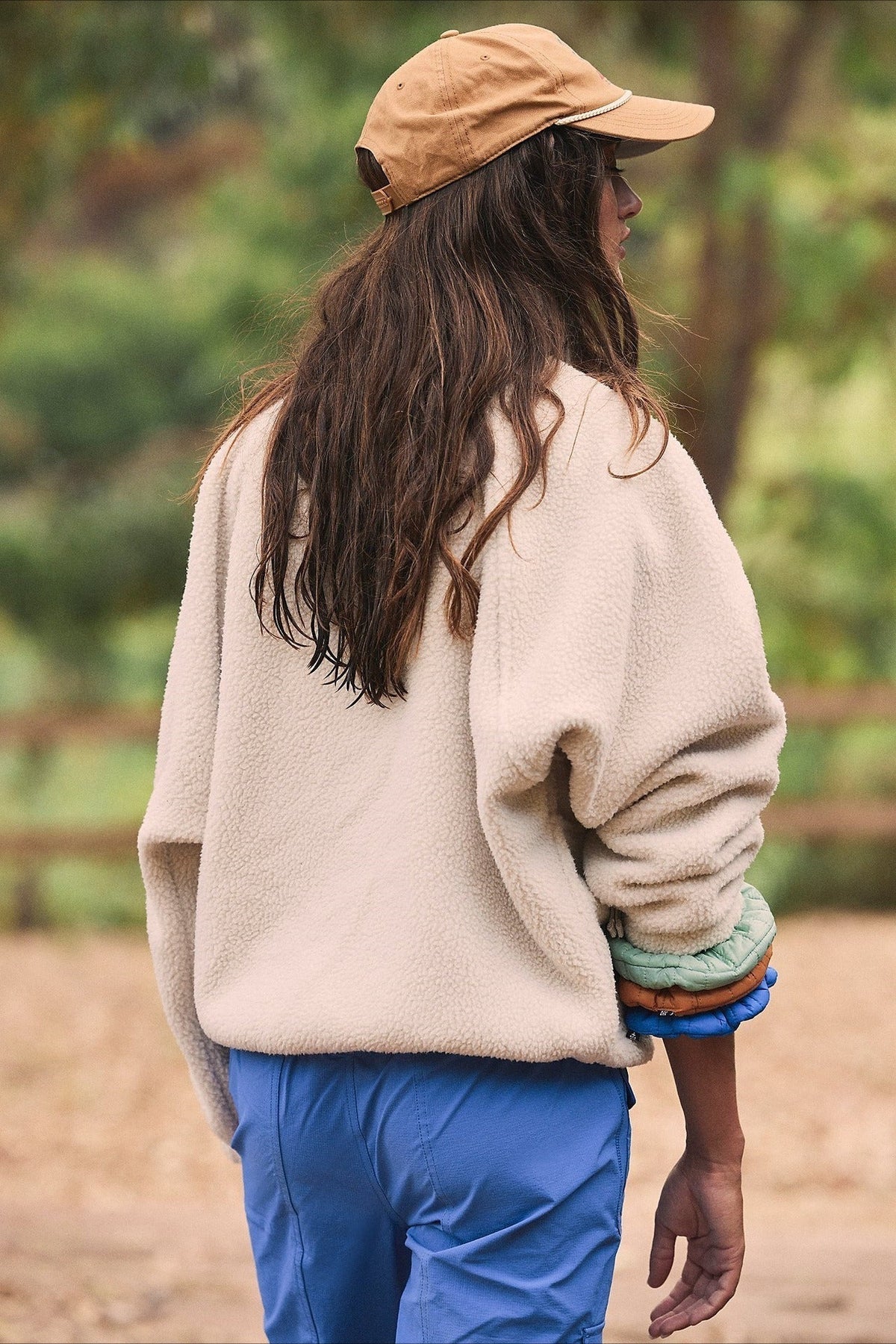 Regine | Veste Teddy en Fleece Sherpa pour Femmes avec Boutons