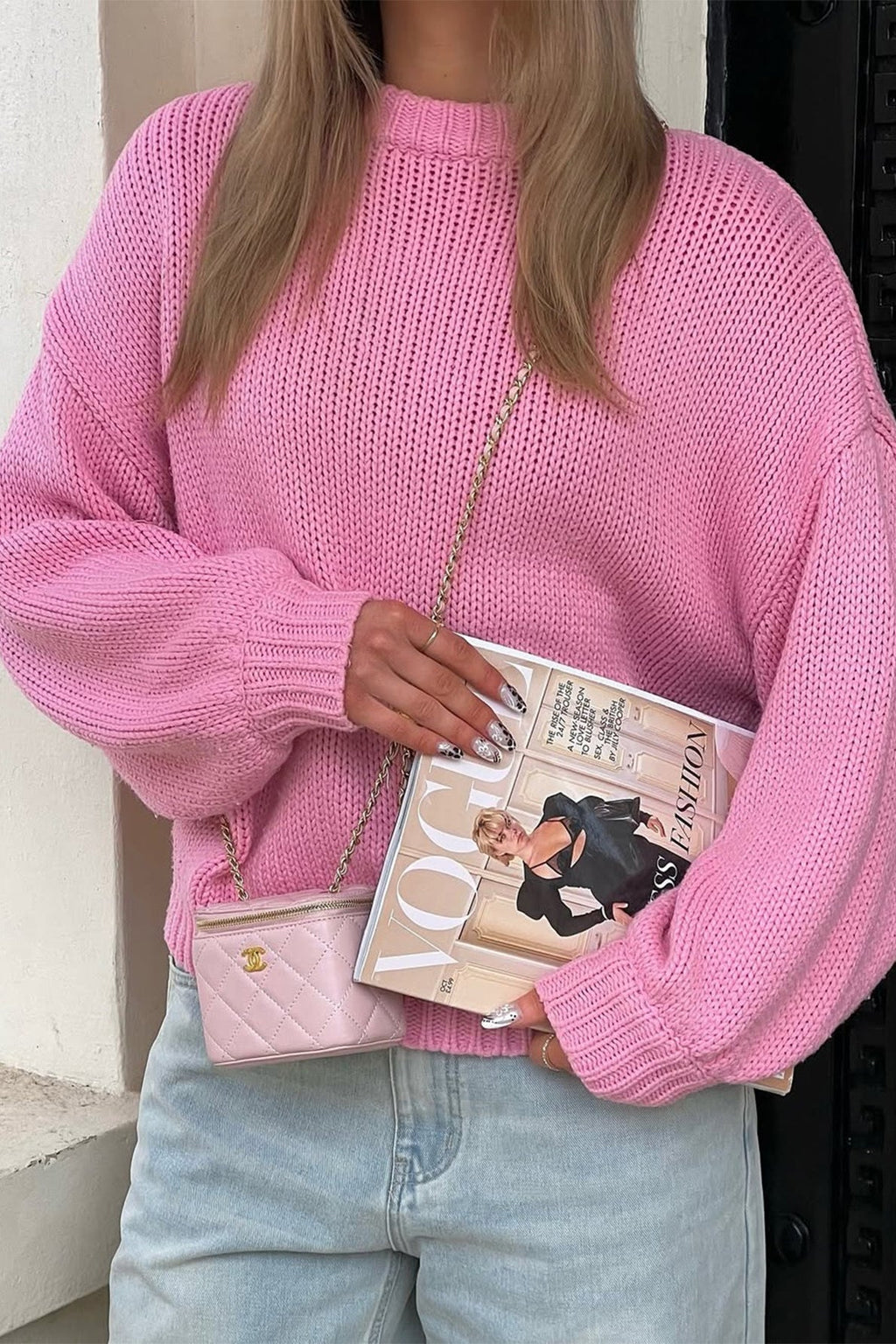 Vida | Pull Chunky à Épaules Tombantes pour Femmes à Manches Longues