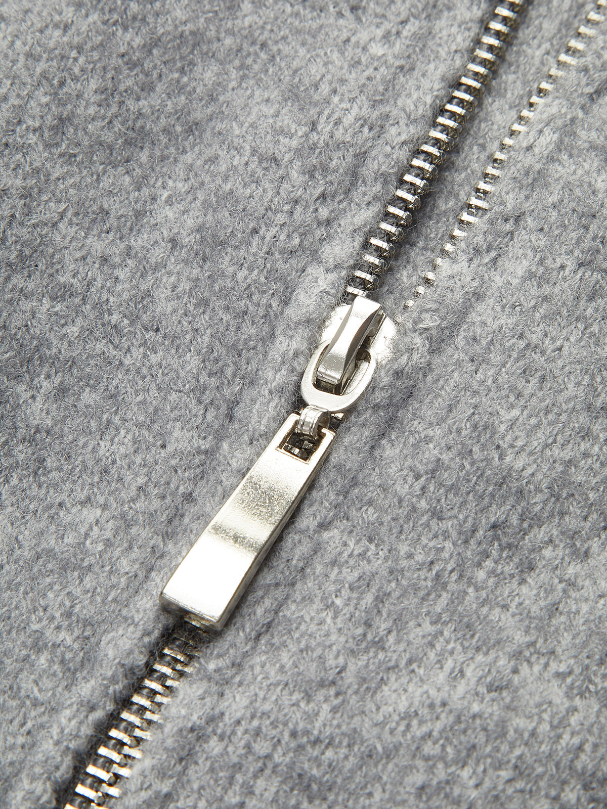 Violeta | Cardigan zippé oversize à col montant et manches longues pour femmes