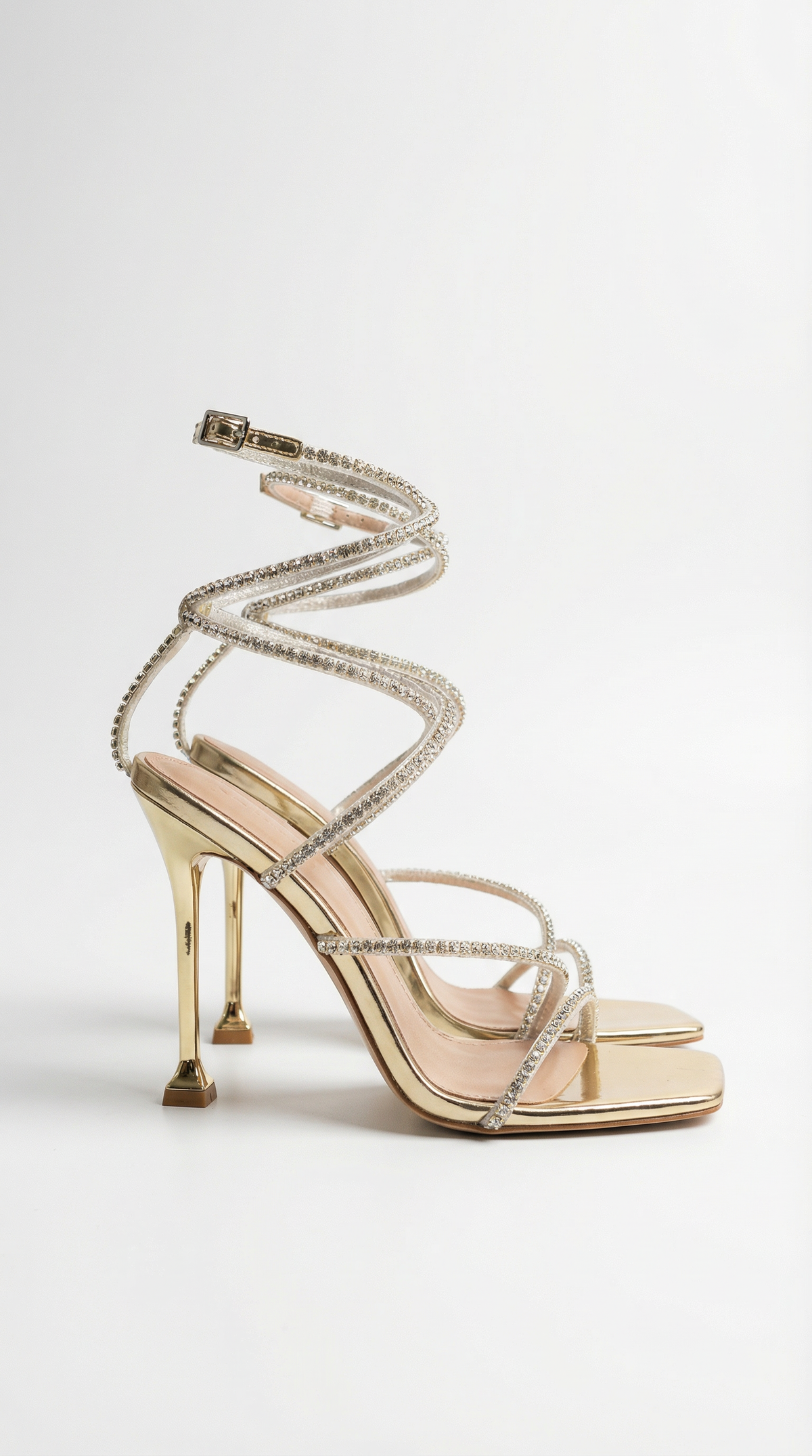 Williams | Sandales à talons avec bride en strass pour femmes