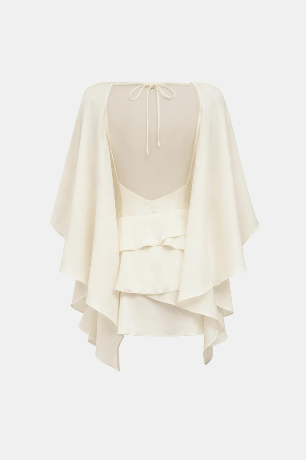 Robe Mini Avec Détails À Volants Et Dos Ouvert Pour Femme | Idéal Pour Soirées Et Événements