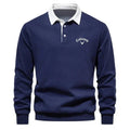 Sebastian | Polo pull élégant pour hommes avec col contrasté