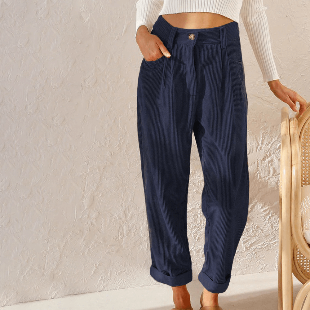 Pantalons en velours côtelé pour femmes de haute qualité