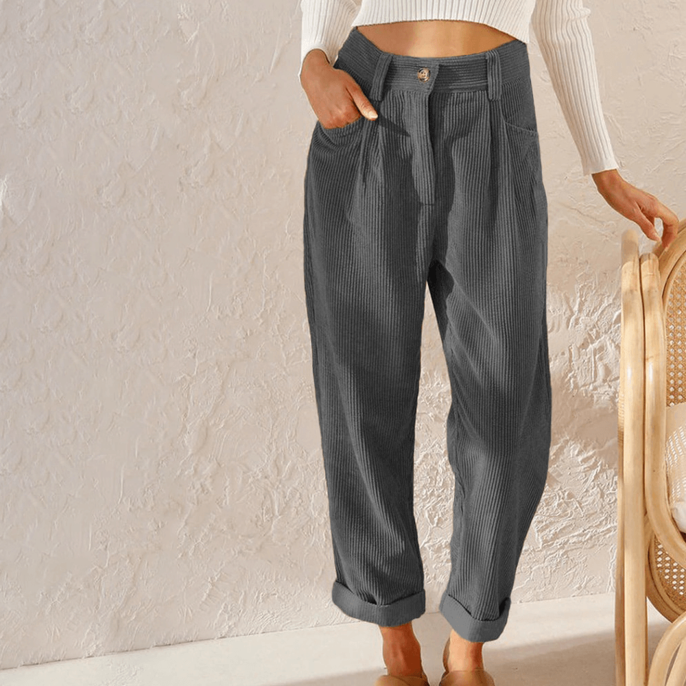 Pantalons en velours côtelé pour femmes de haute qualité