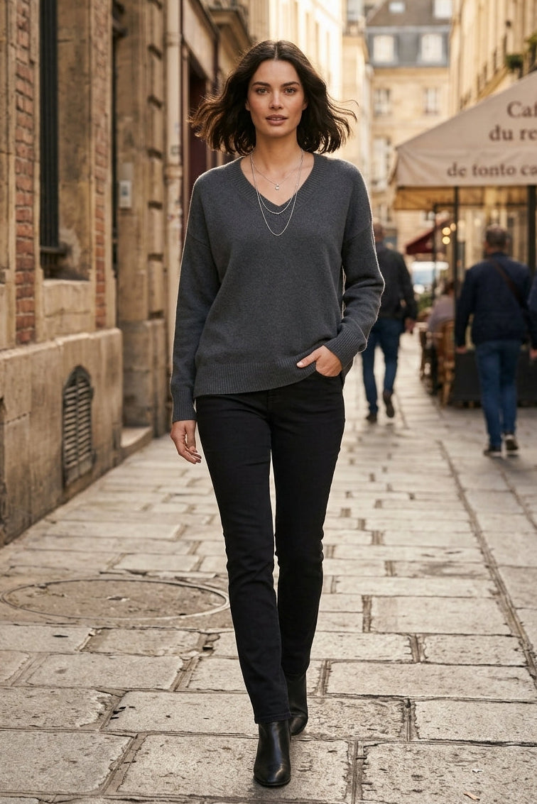 Pull Confort V-Cou Quotidien