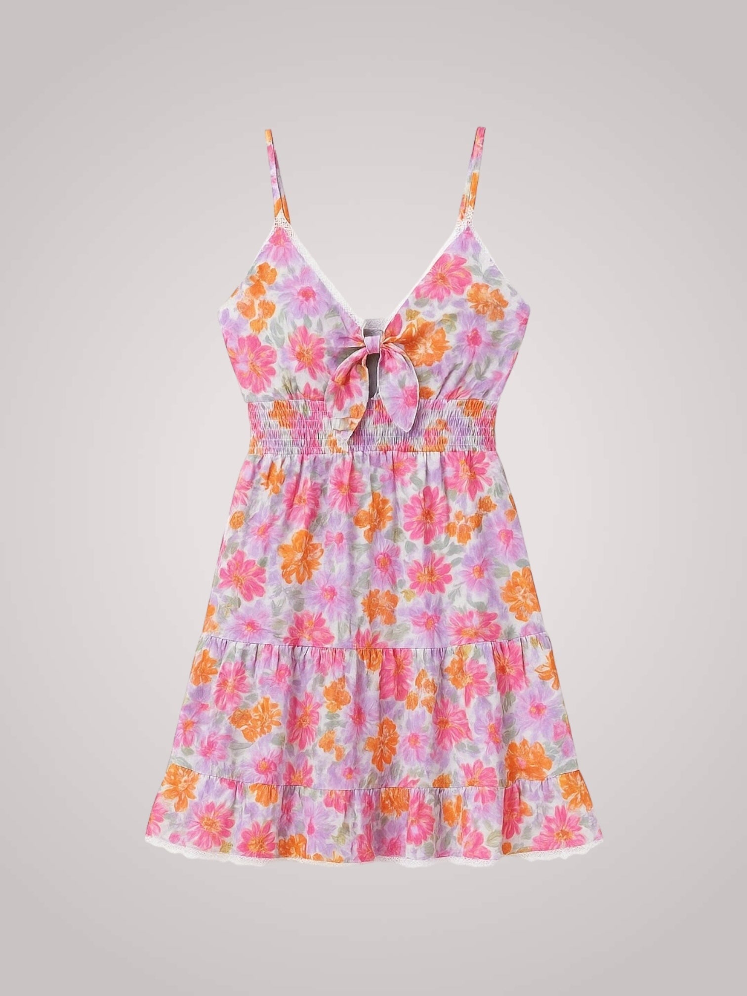 Rosie | Robe mini fleurie pour femmes avec ourlet volanté
