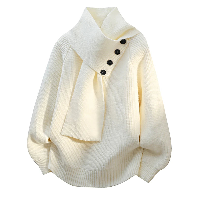 Julia | Pull d'hiver élégant et douillet avec col châle