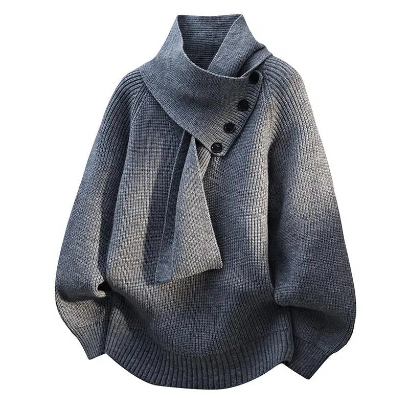 Julia | Pull d'hiver élégant et douillet avec col châle