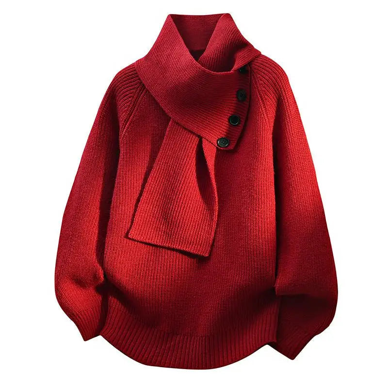 Julia | Pull d'hiver élégant et douillet avec col châle