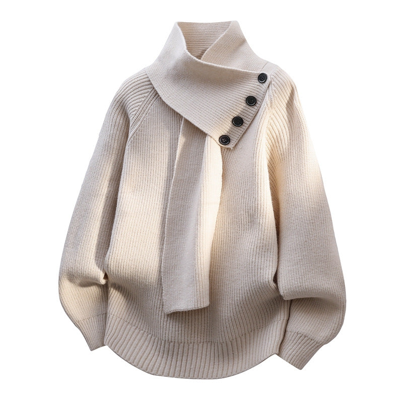 Julia | Pull d'hiver élégant et douillet avec col châle
