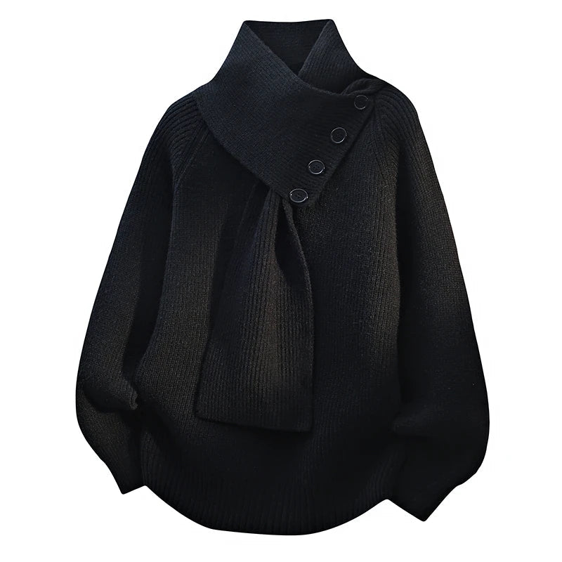 Julia | Pull d'hiver élégant et douillet avec col châle