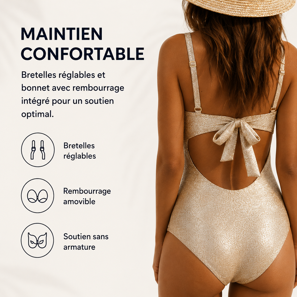 Izabela | Maillot de bain luxueux à silhouette élancée