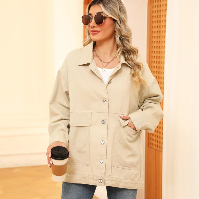 Elara – Veste en Denim Classique pour Femmes
