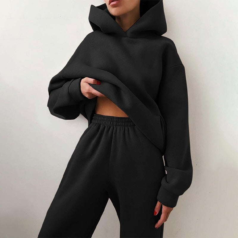 Ensemble de jogging pour femmes | Set 2 pièces & Confort de taille élastique