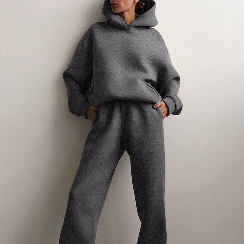 Ensemble de jogging pour femmes | Set 2 pièces & Confort de taille élastique