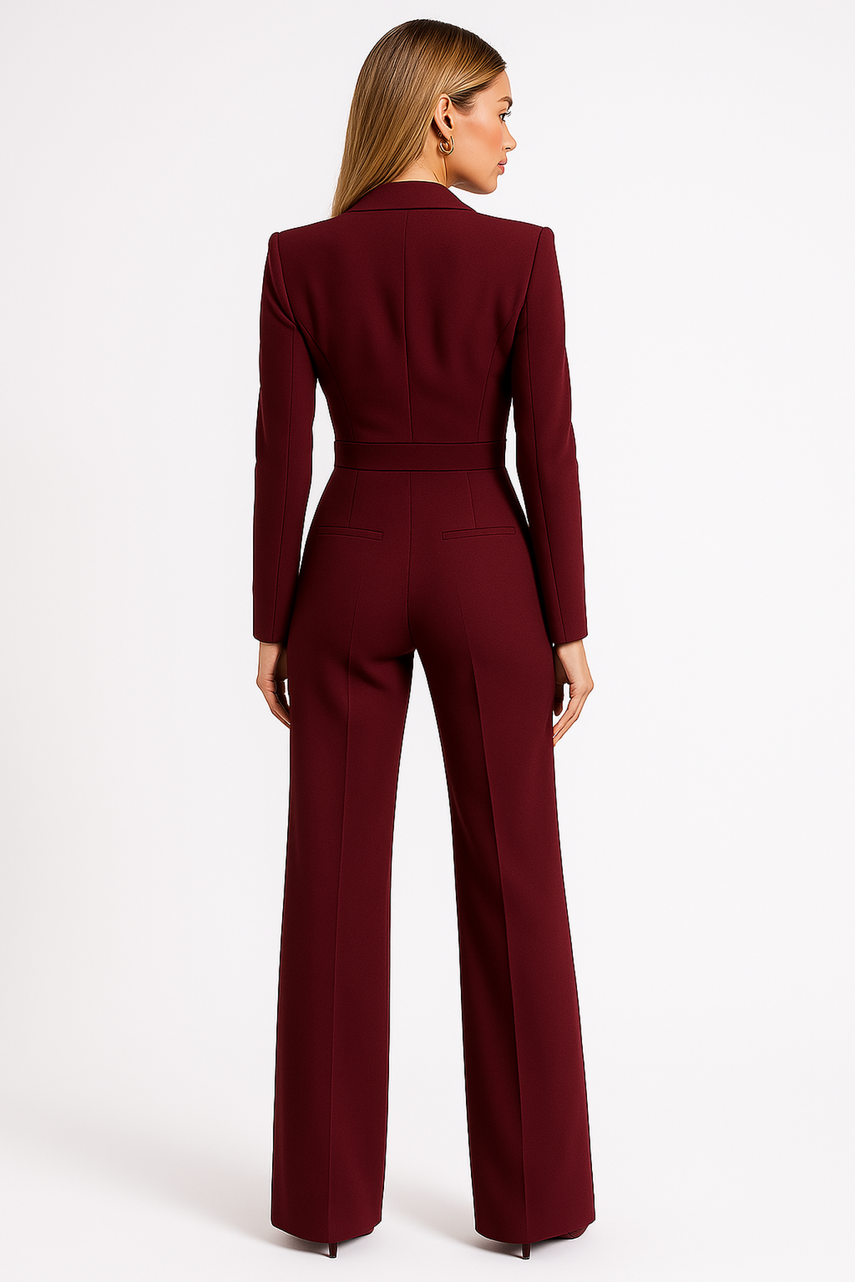 Combinaison Femme Effet Drapé | Cintrée & Jambes Amples Allongeantes