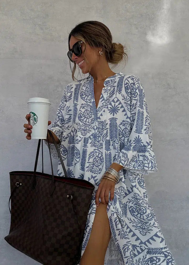 Evie™ – Robe mini à décolleté en V tendance
