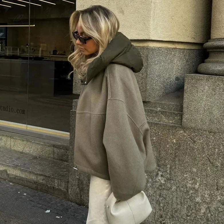 Sweat à capuche Femme | Capuche matelassée & Oversized