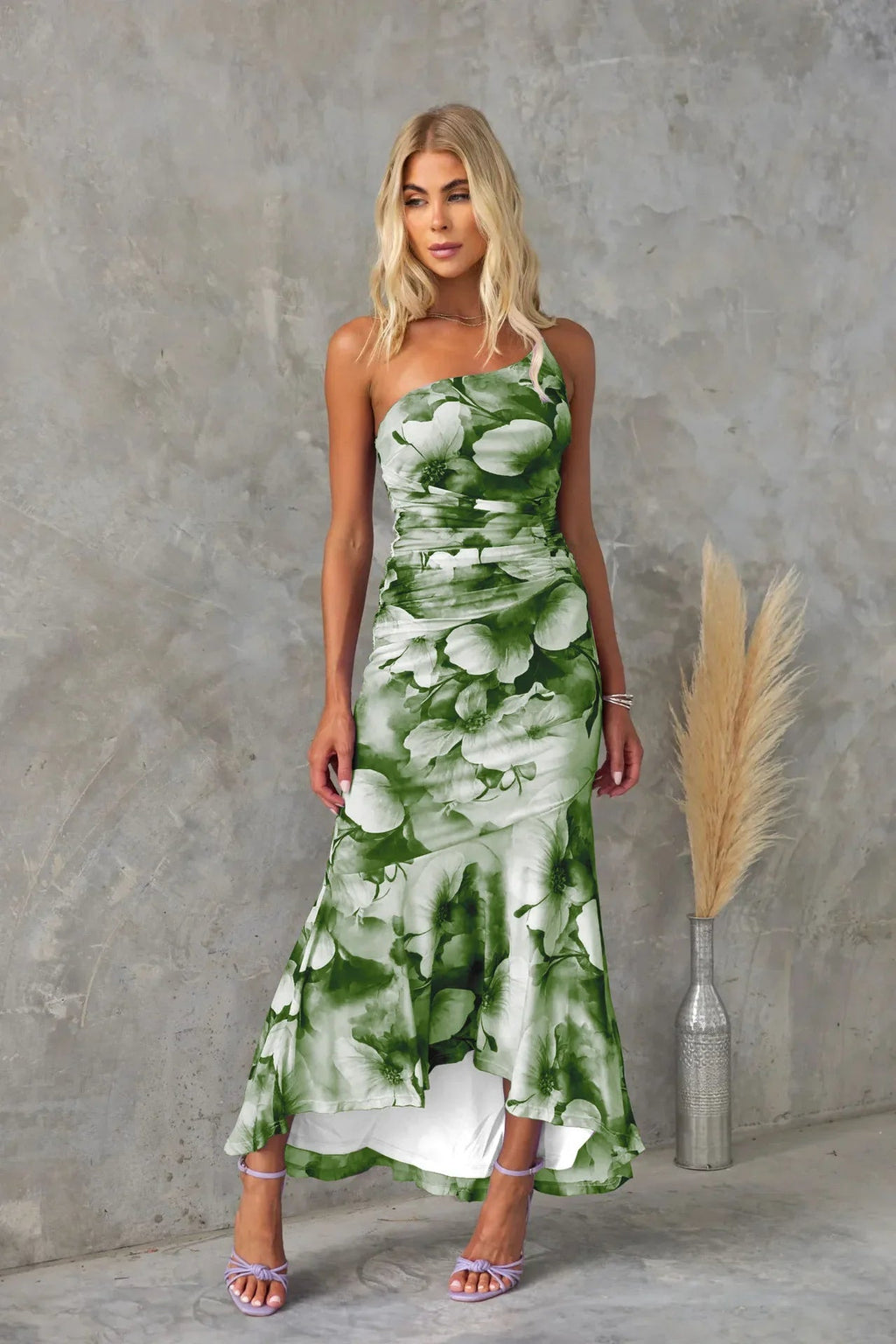 Robe Midi Florale Élégante pour Temps Chaud