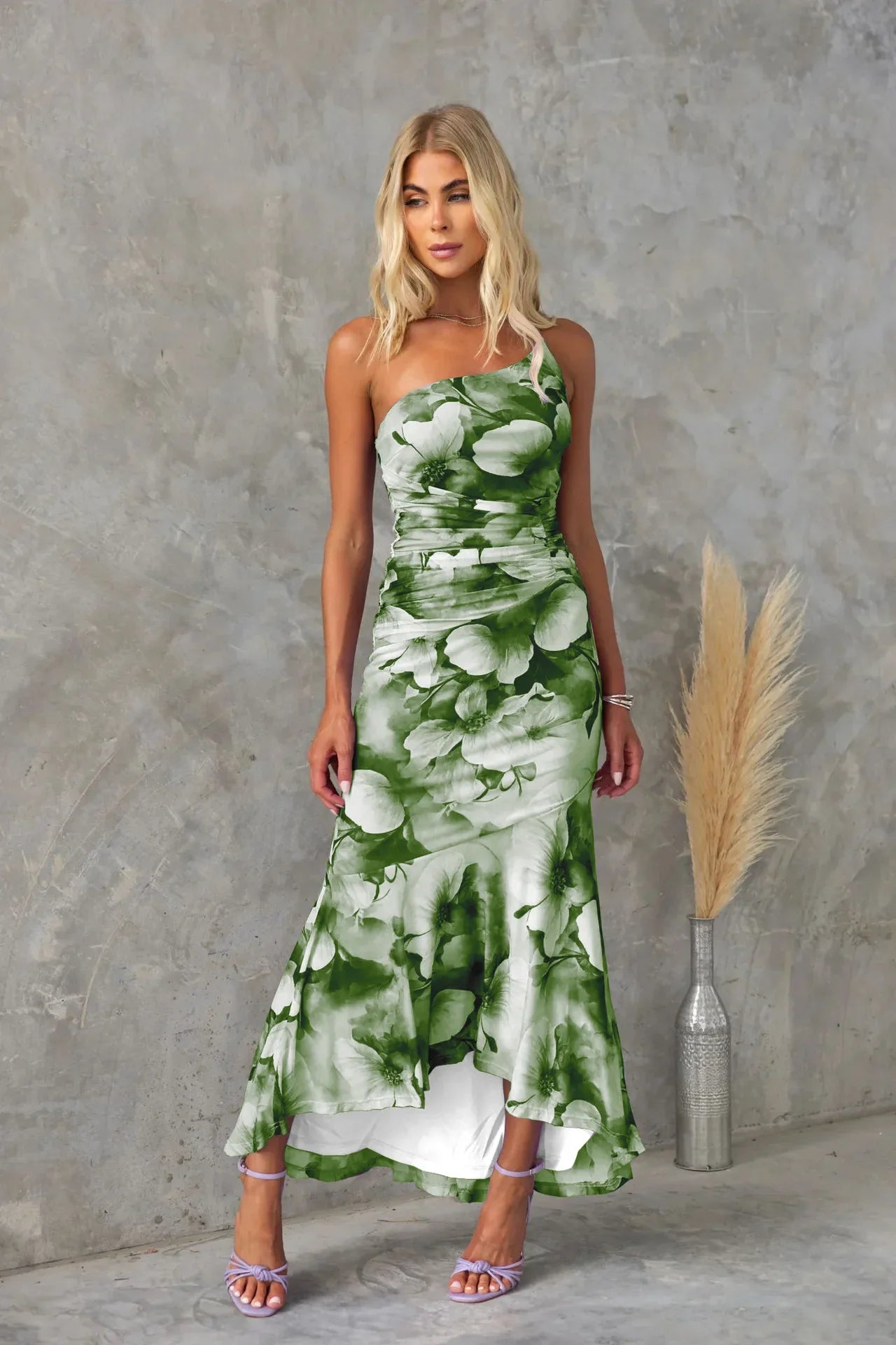 Robe Midi Florale Élégante pour Temps Chaud