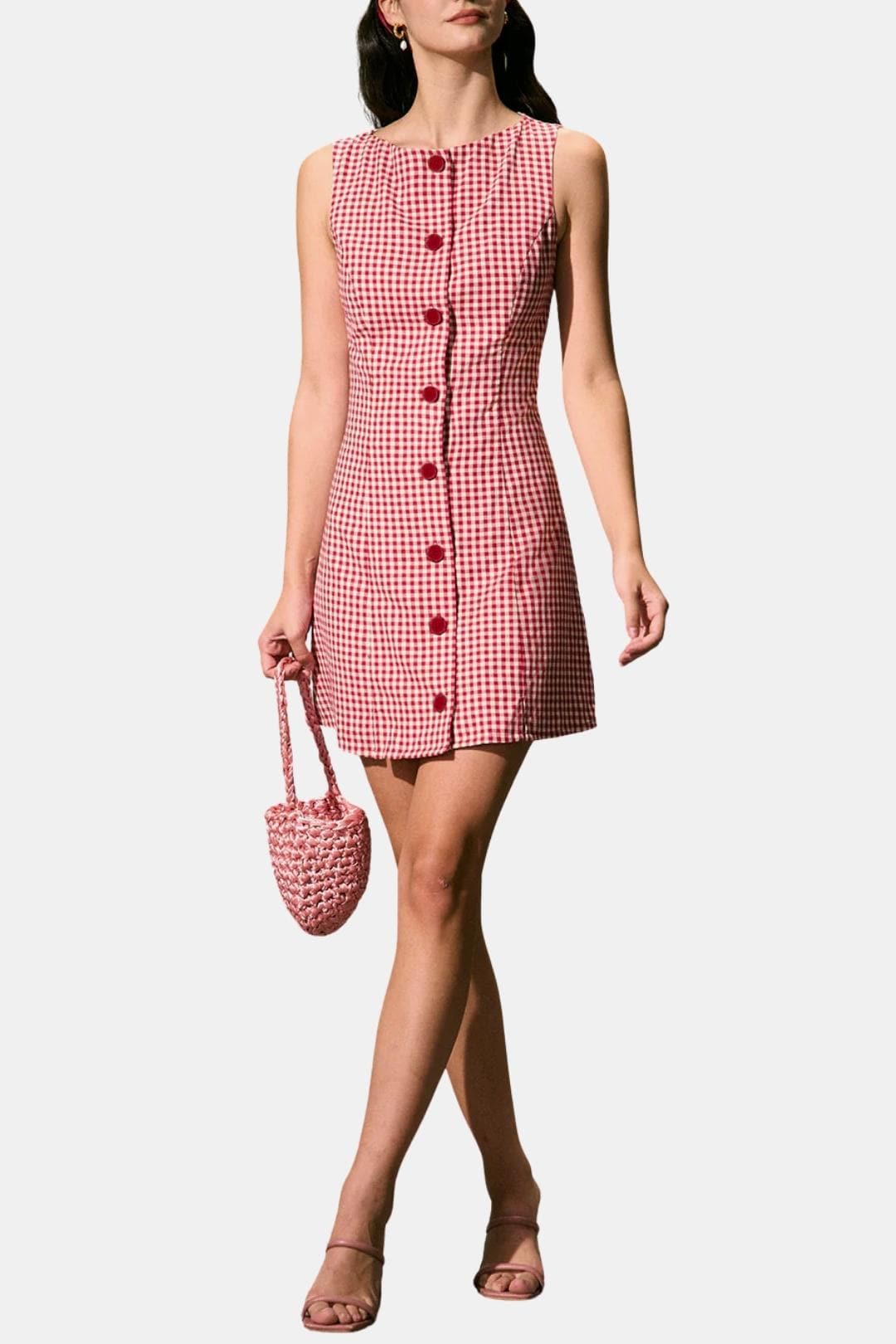 Robe Mini avec Col Bateau et Coupe A-Line pour Femme | Idéal pour Été et Quotidien