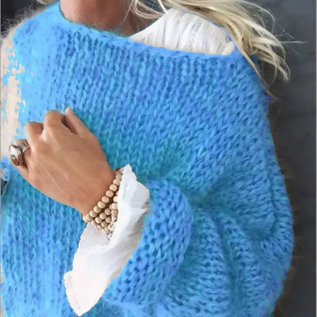 Klaudia | Pull en Tricot Léger et Polyvalent pour Femmes