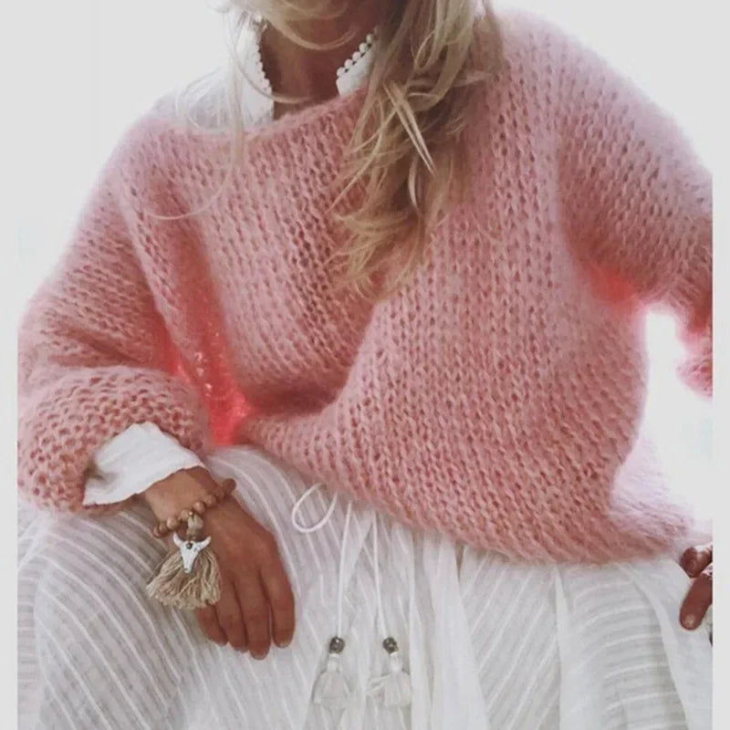 Klaudia | Pull en Tricot Léger et Polyvalent pour Femmes