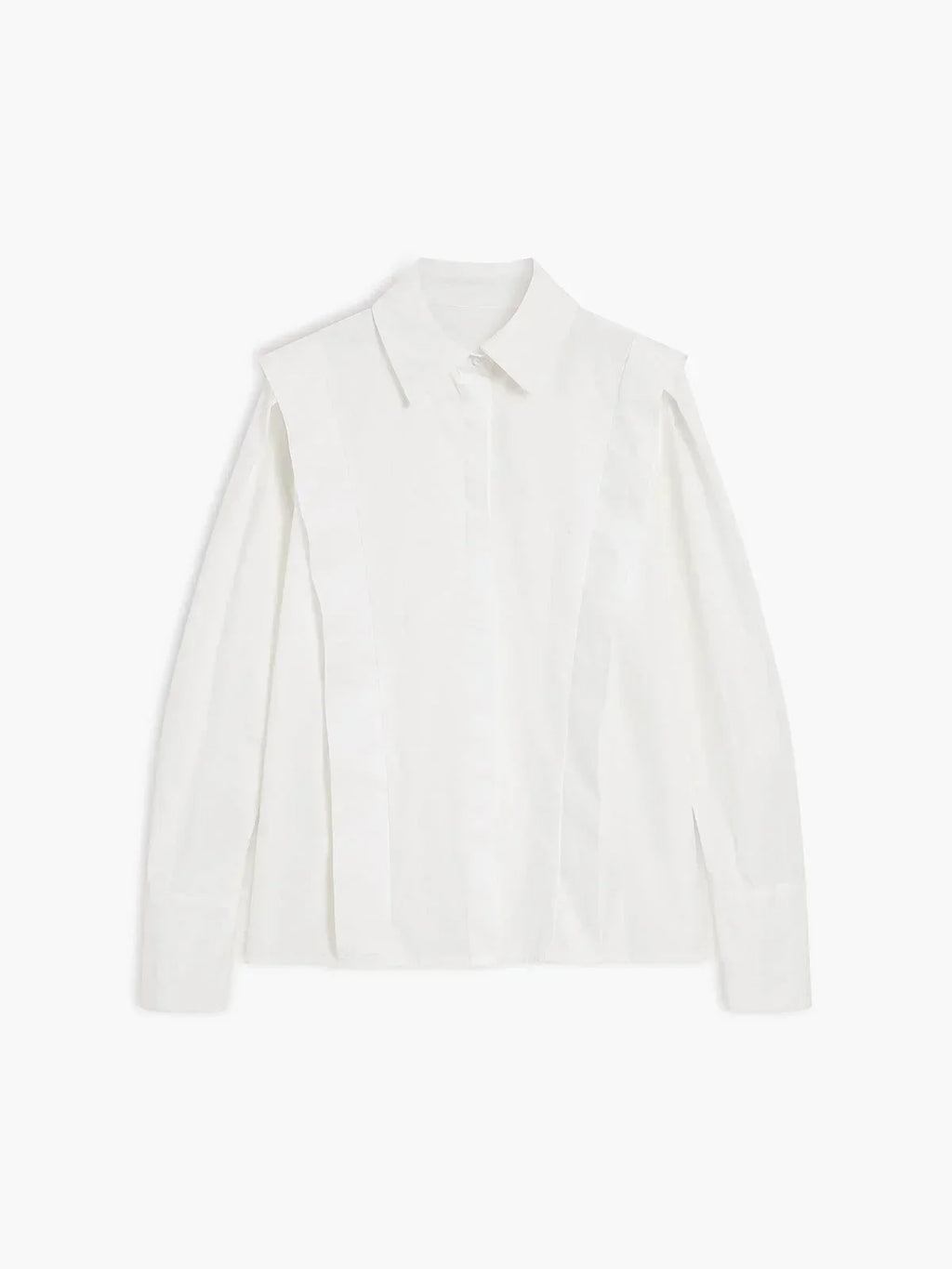 Chemise Oversize Femme Avec Décolleté V Et Épaules Structurées