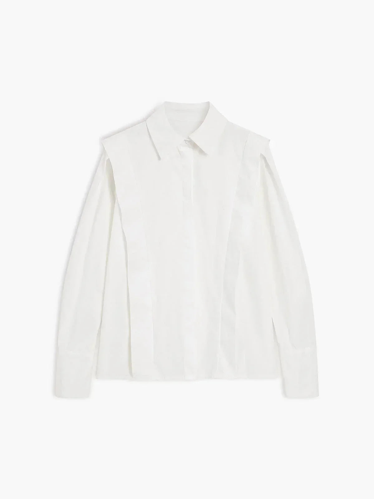 Chemise Oversize Femme Avec Décolleté V Et Épaules Structurées