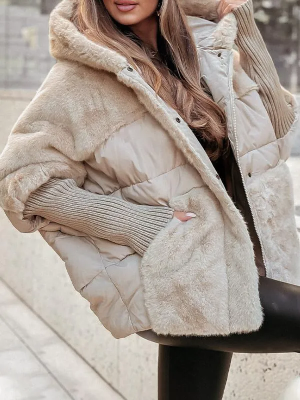 Veste Femme à Capuche de Type Bomber | Coupe Tendance et Confortable
