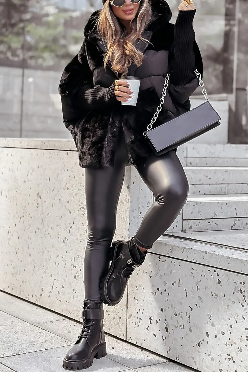 Veste Femme à Capuche de Type Bomber | Coupe Tendance et Confortable