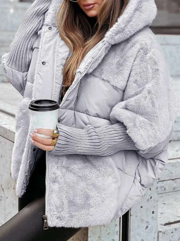 Veste Femme à Capuche de Type Bomber | Coupe Tendance et Confortable