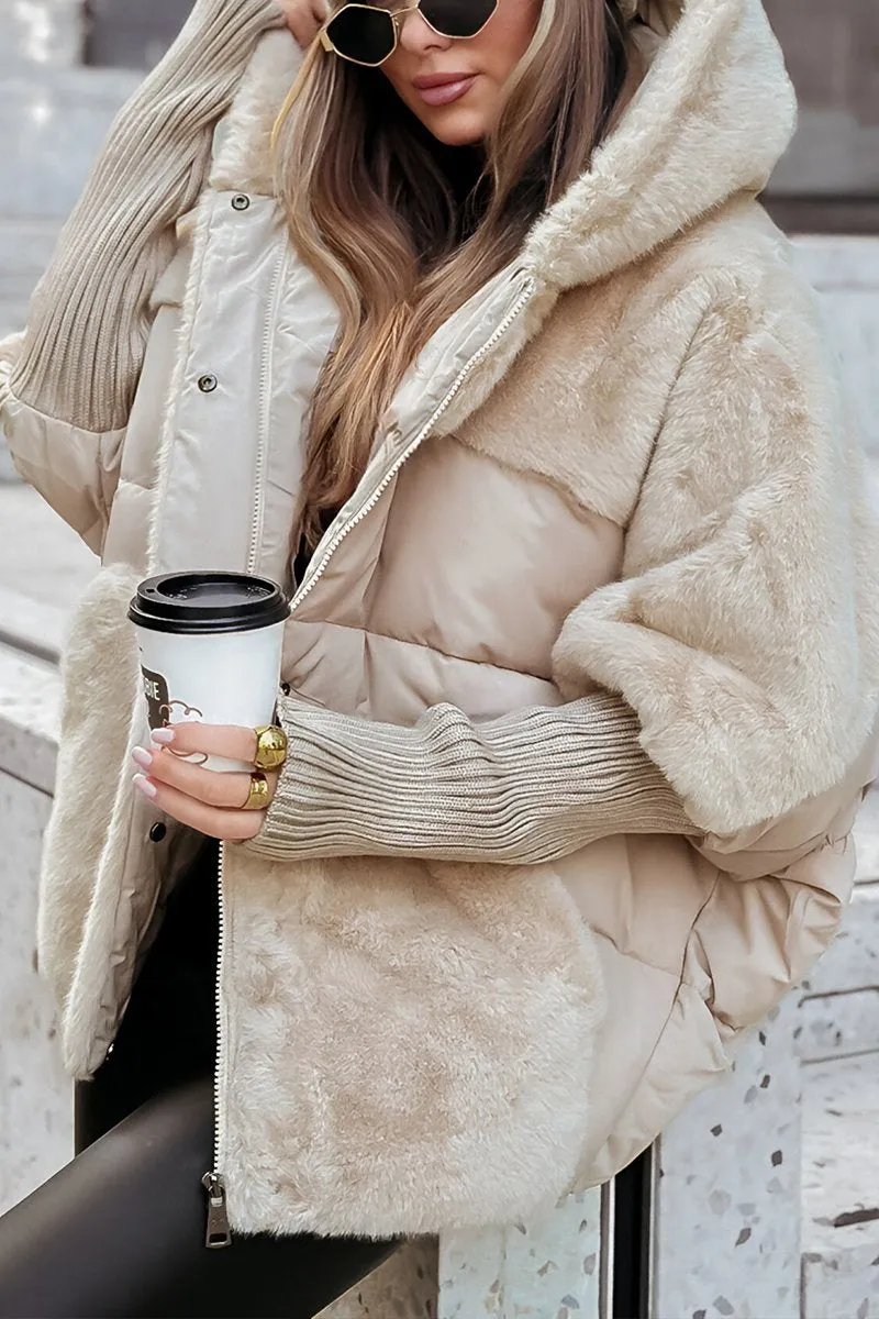 Veste Femme à Capuche de Type Bomber | Coupe Tendance et Confortable