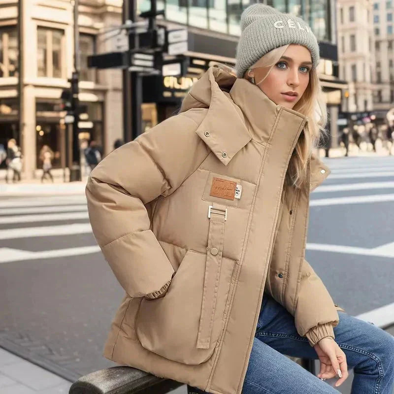 Veste matelassée femme | Oversize avec col haut