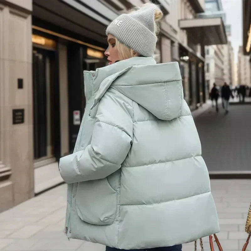 Veste matelassée femme | Oversize avec col haut