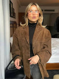 Veste oversize pour femme avec des épaules profilées