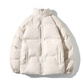 Veste d'hiver stylée pour femme avec col haut