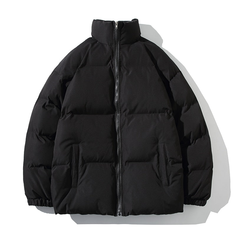 Veste d'hiver stylée pour femme avec col haut
