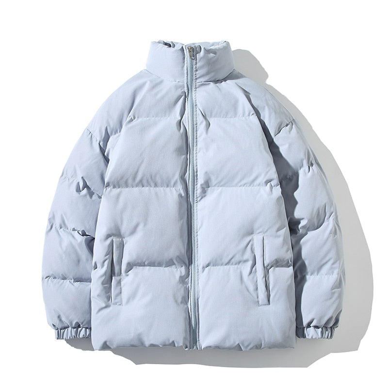 Veste d'hiver stylée pour femme avec col haut