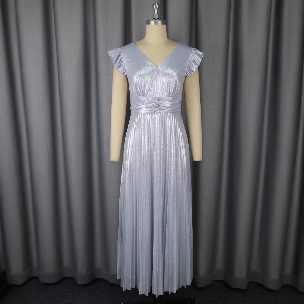 Robe Maxi Fluide à Volants Mirla pour Femmes