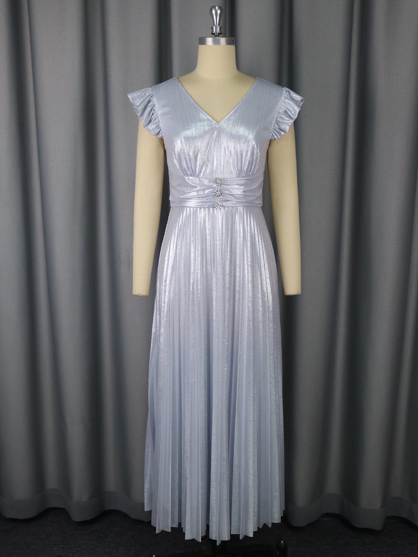 Robe Maxi Fluide à Volants Mirla pour Femmes
