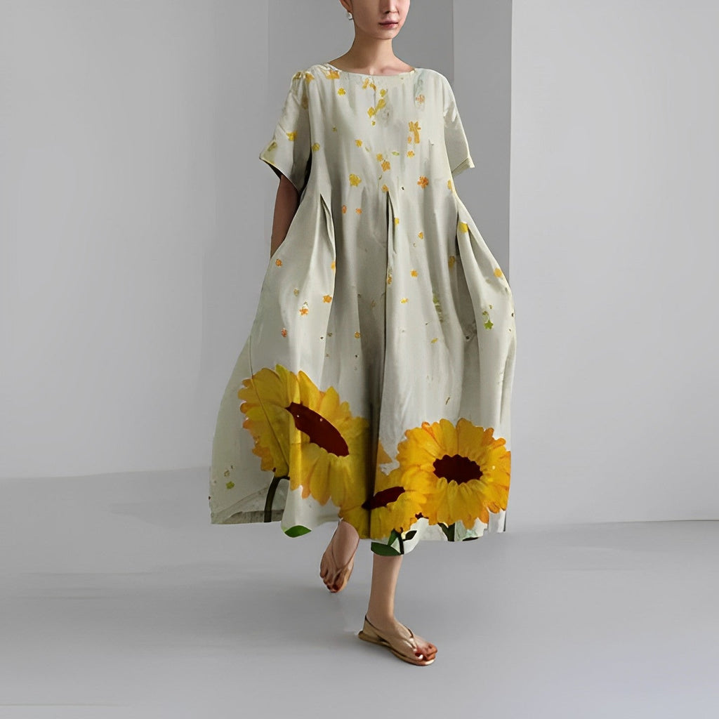 Amalia™ - Magnifique robe fleurie pour femmes